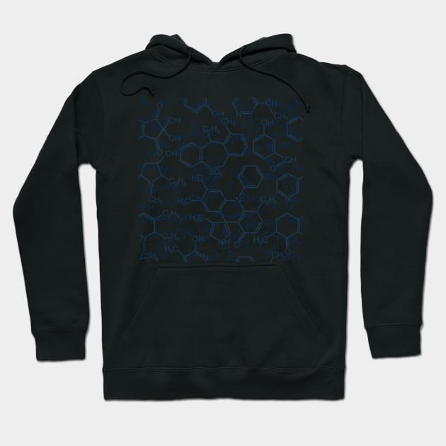 Chemistry Atoms, Shapes, Reactions and Structures Hoodie by labstud